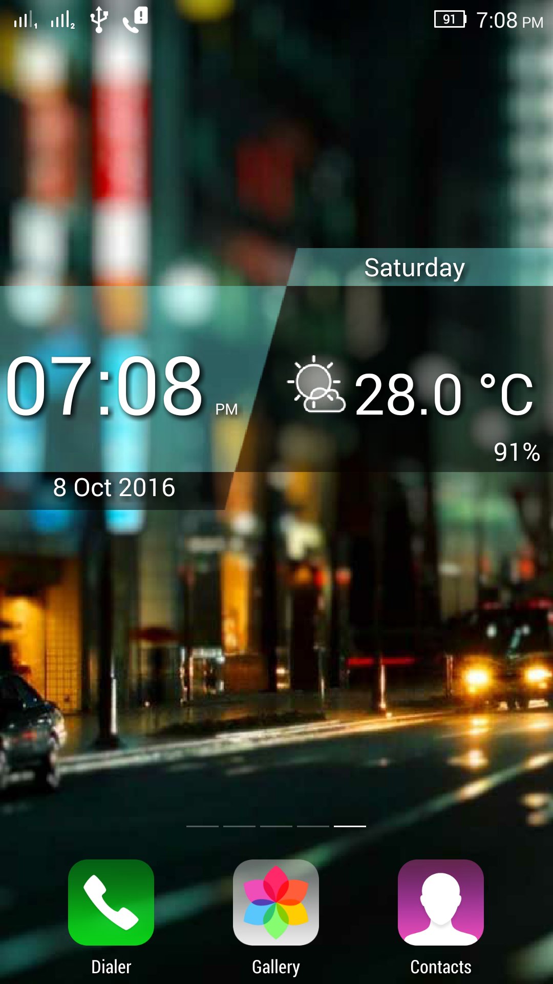 ES Digital Clock APK screenshot 1
