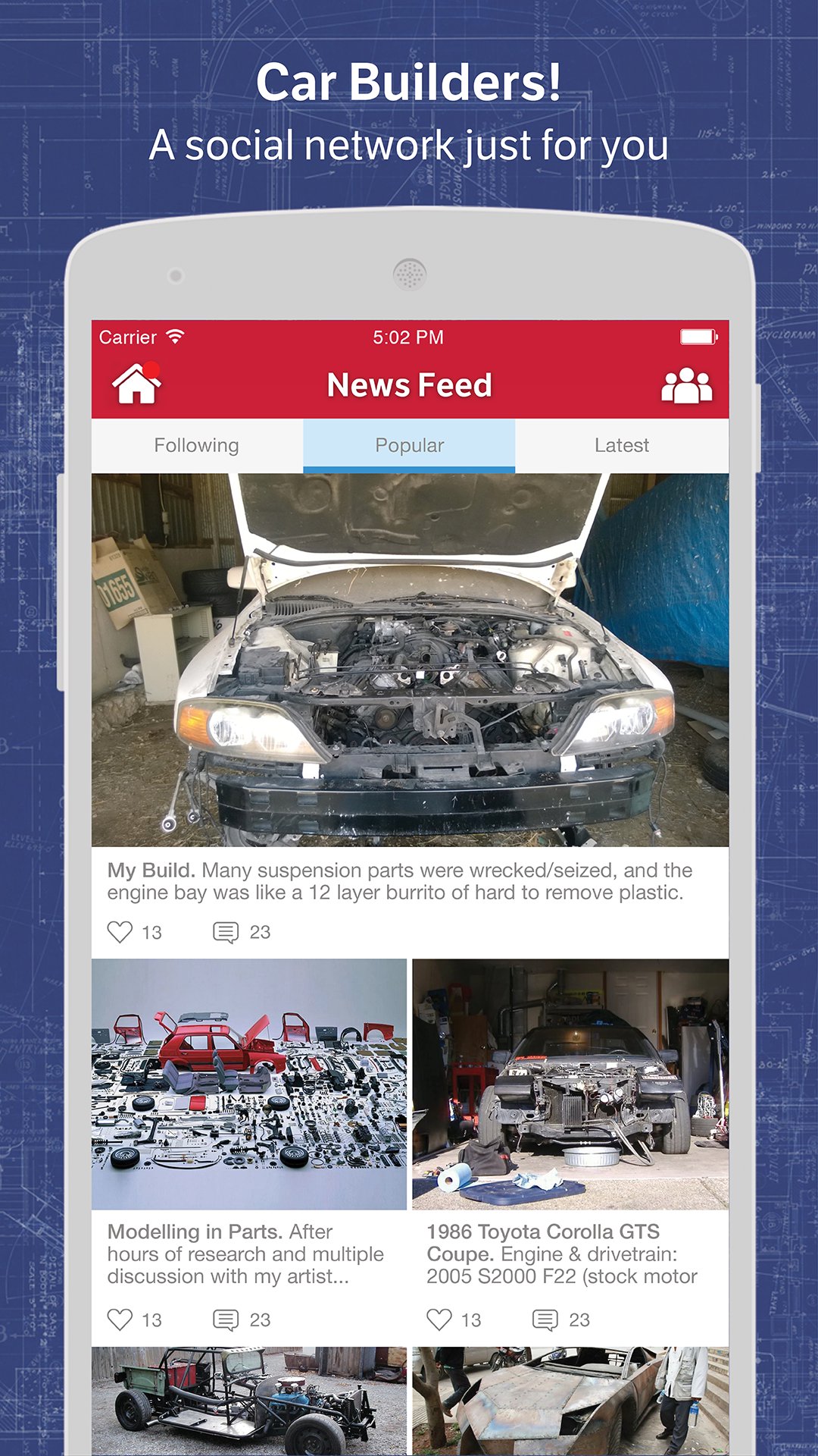 Garage Amino for Gearheads APK screenshot 1