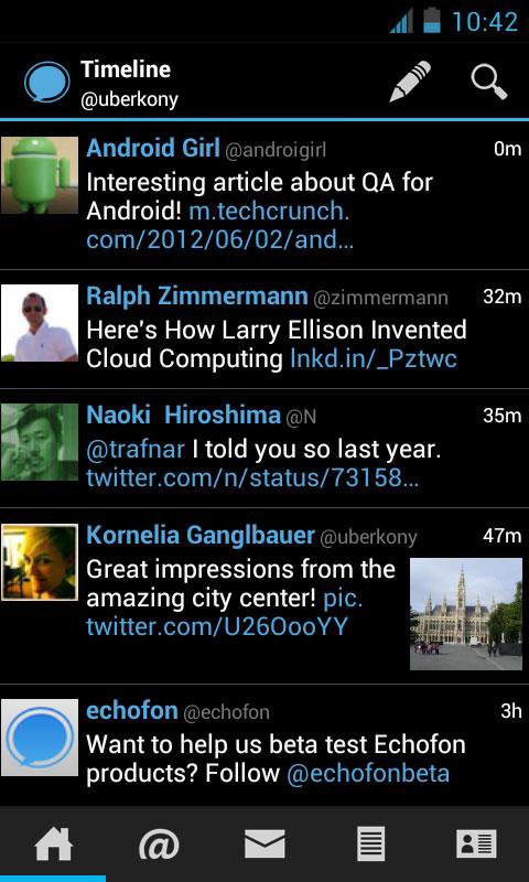 Echofon for Twitter APK screenshot 1