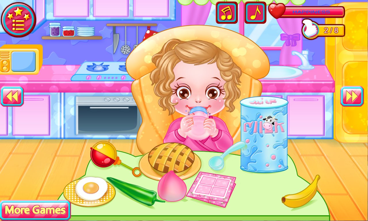 Anna MUAYENE ile bebek Bakım Oyunları screenshot 1