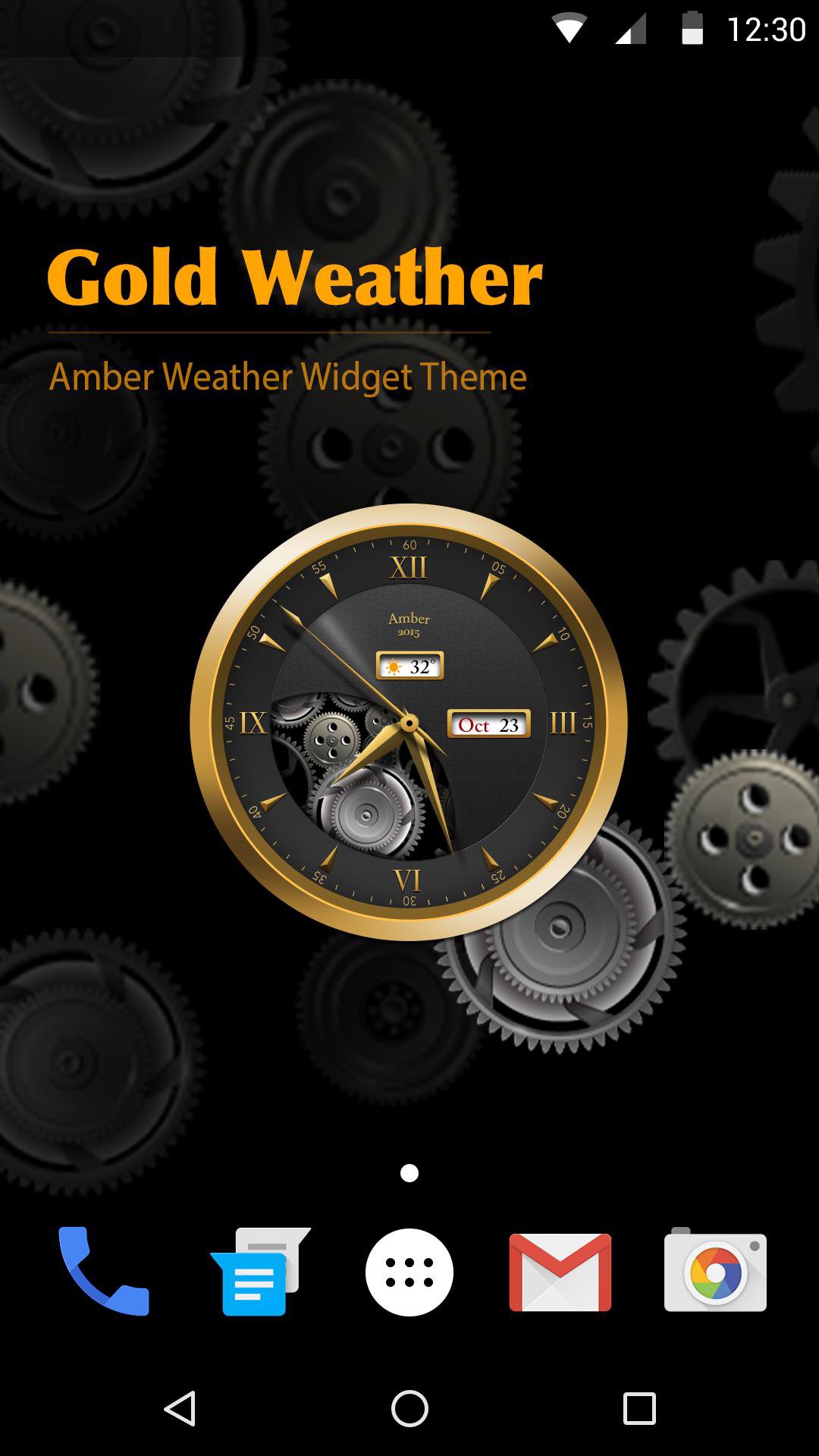 Analog Clock Widget Android APK screenshot 1