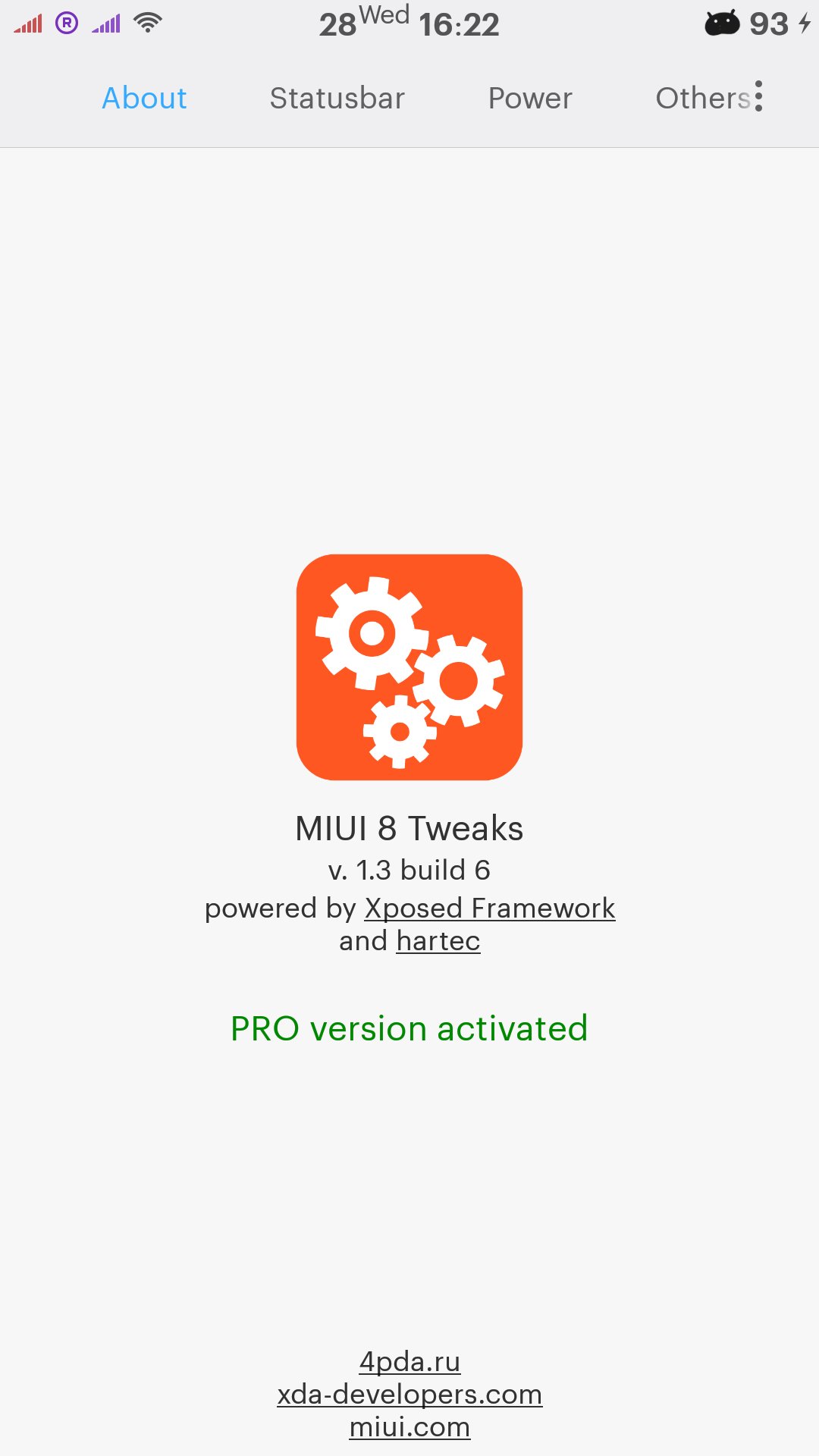 MIUI 8 Tweaks [Xposed] APK screenshot 1