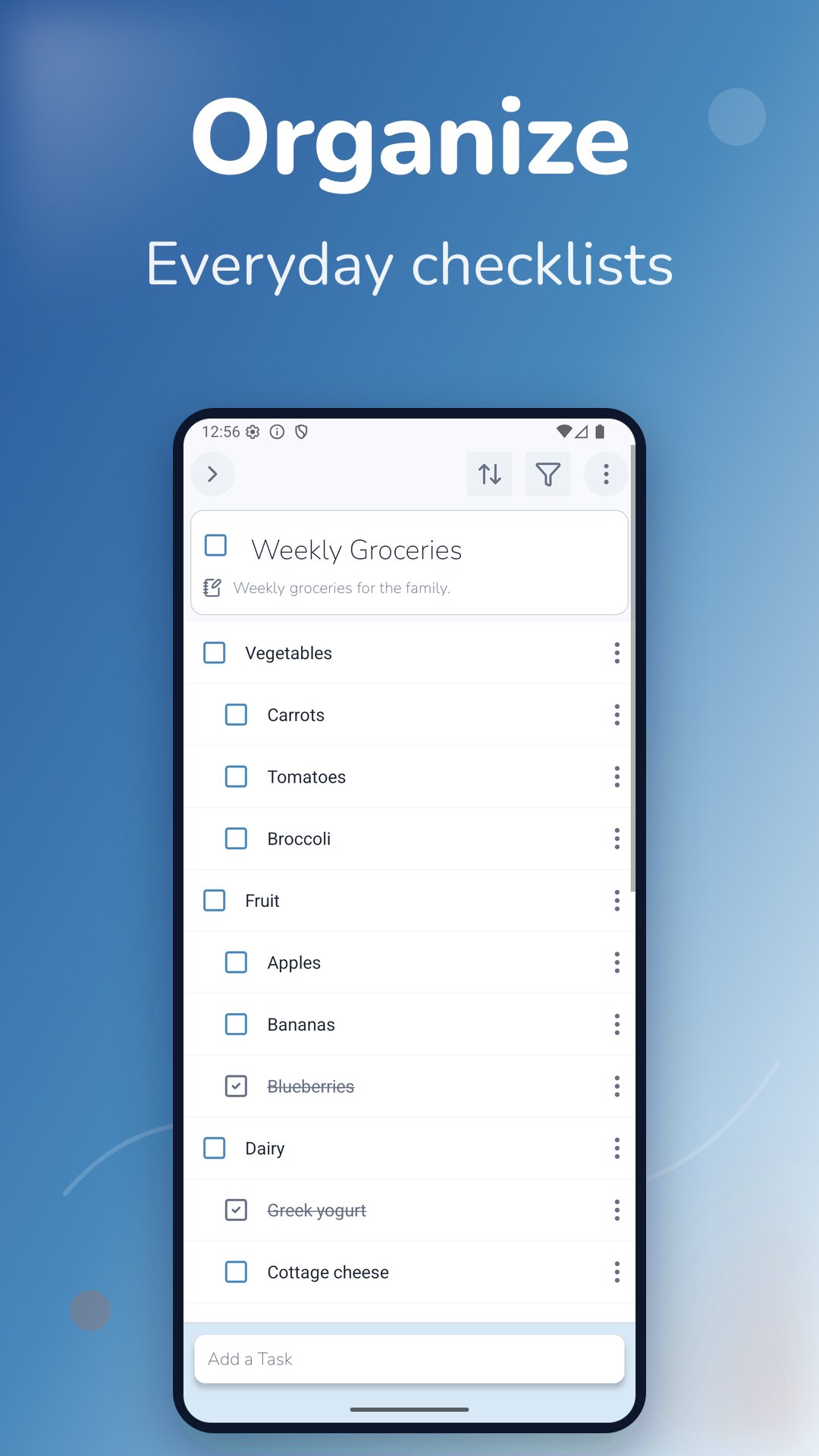 Checklist APK screenshot 1