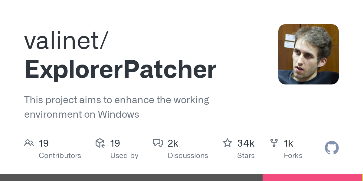 ExplorerPatcher screenshot 1