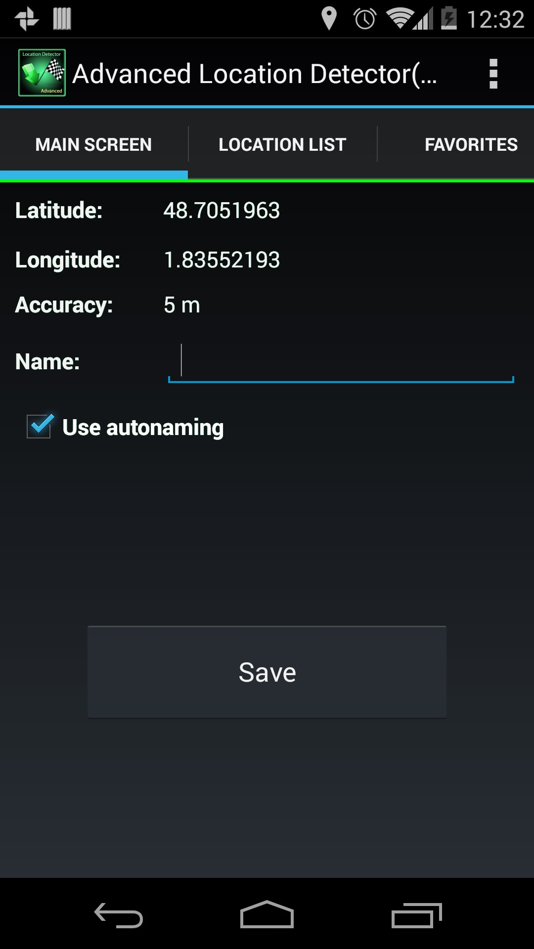 Location Detector(GPS) APK screenshot 1