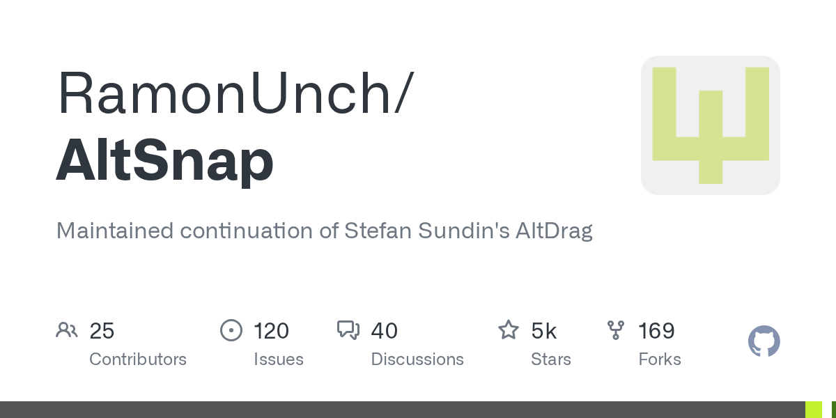 AltSnap screenshot 1