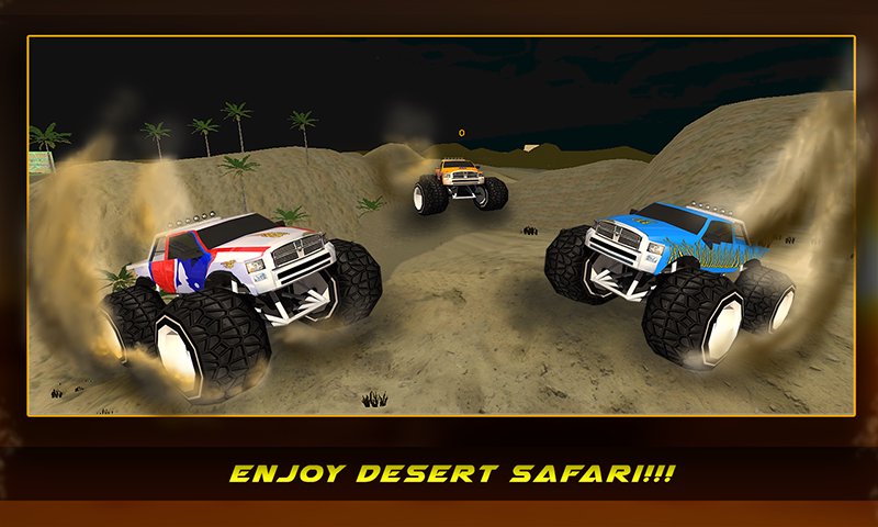 4x4 Çöl Safari Stunt Kamyon MUAYENE screenshot 1