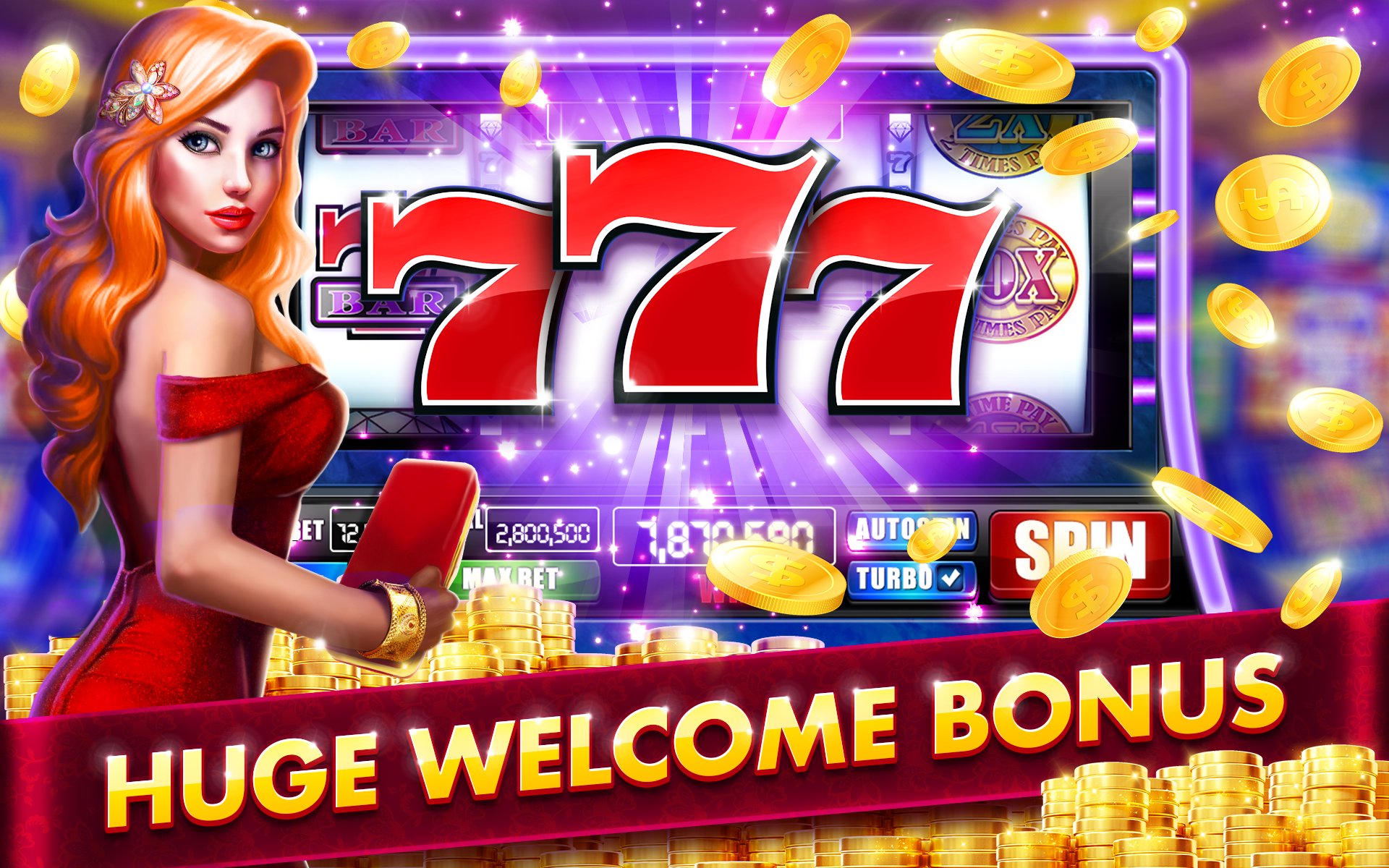 Çılgınlığı yuvaları - Ücretsiz Vegas Slot MUAYENE screenshot 1