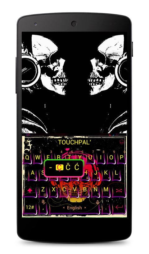 Funny Skeleton Keyboard Theme APK screenshot 1