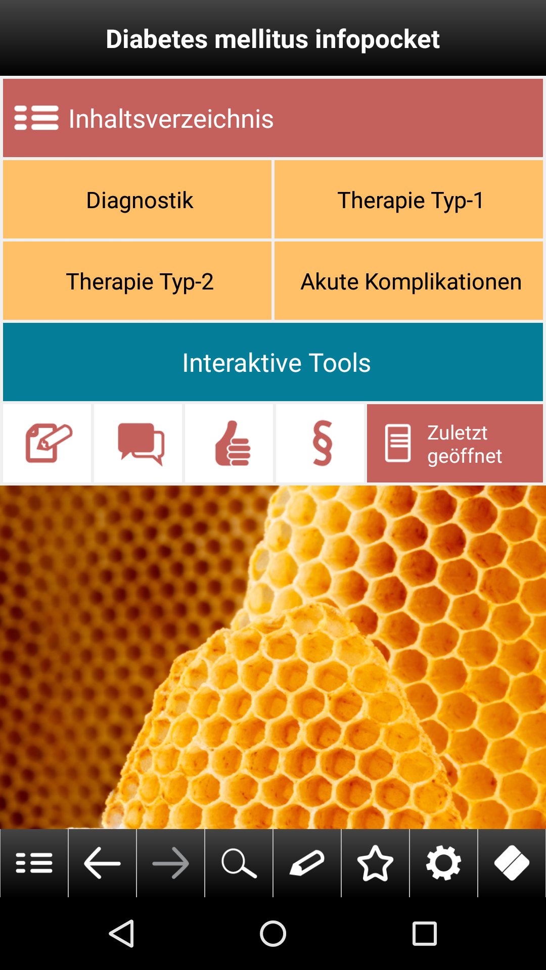 Diabetes mellitus infopocket APK screenshot 1