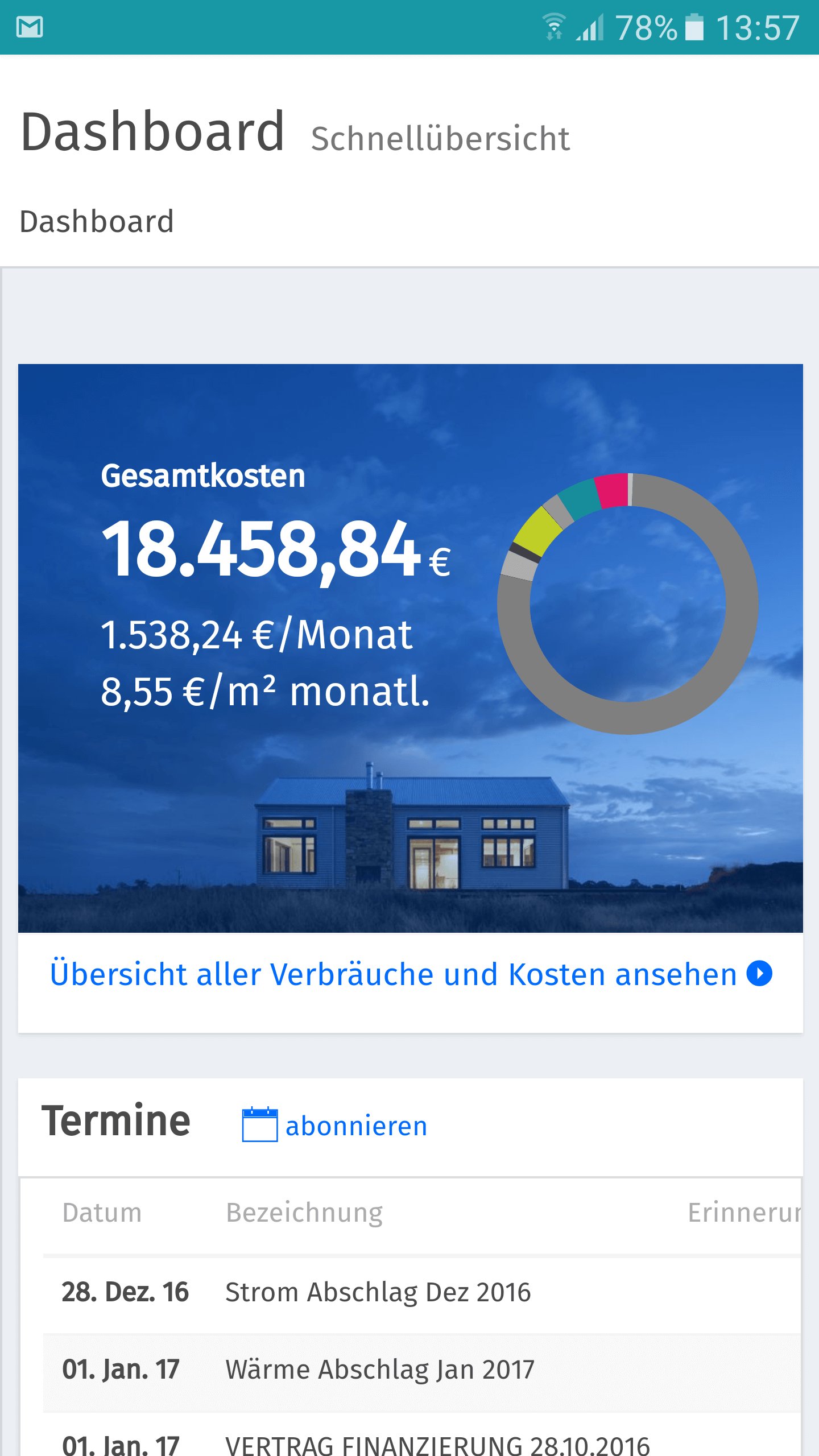 Eigenheim Manager APK screenshot 1