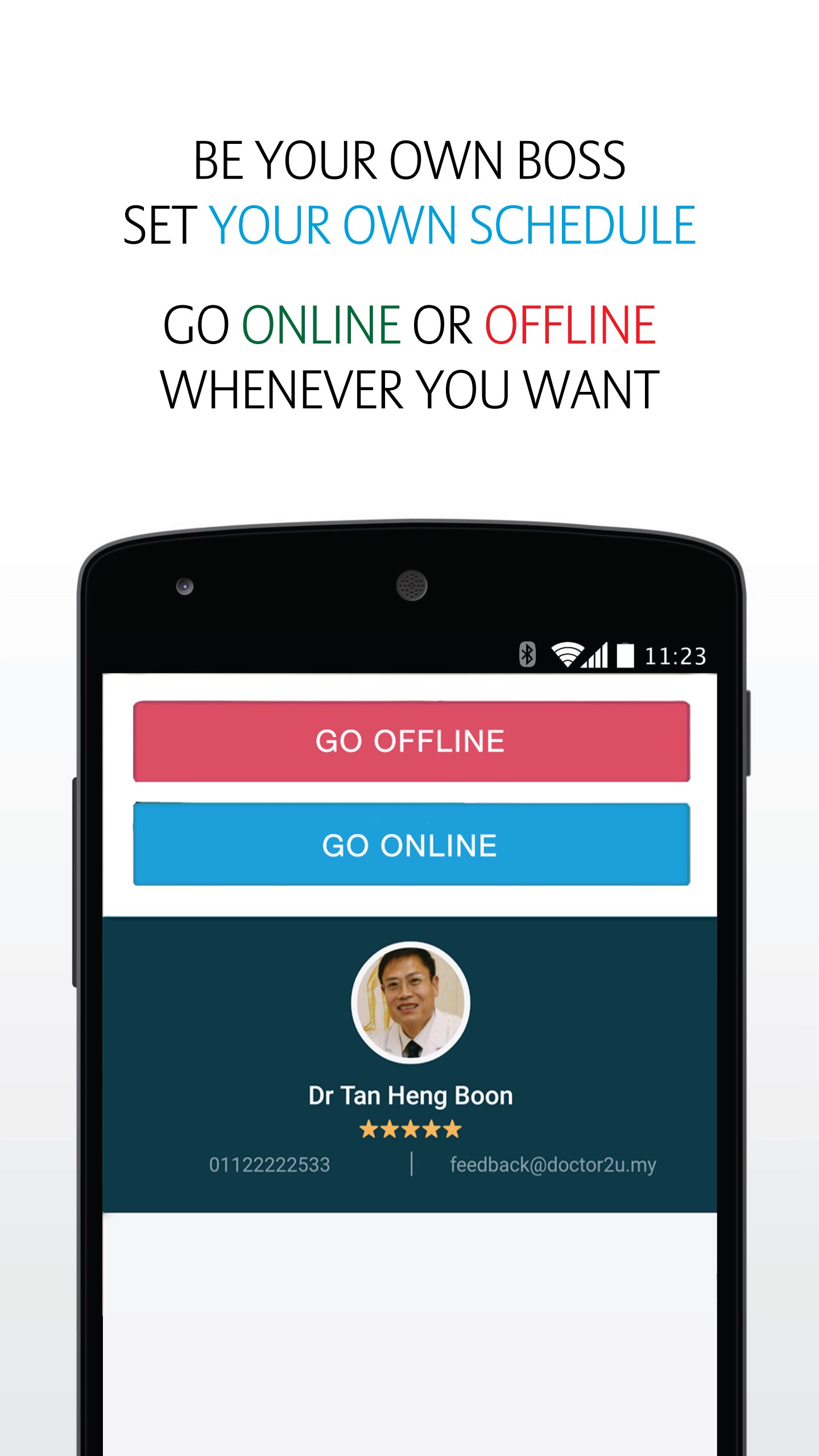 Doctor2U Partner (for doctors) APK screenshot 1