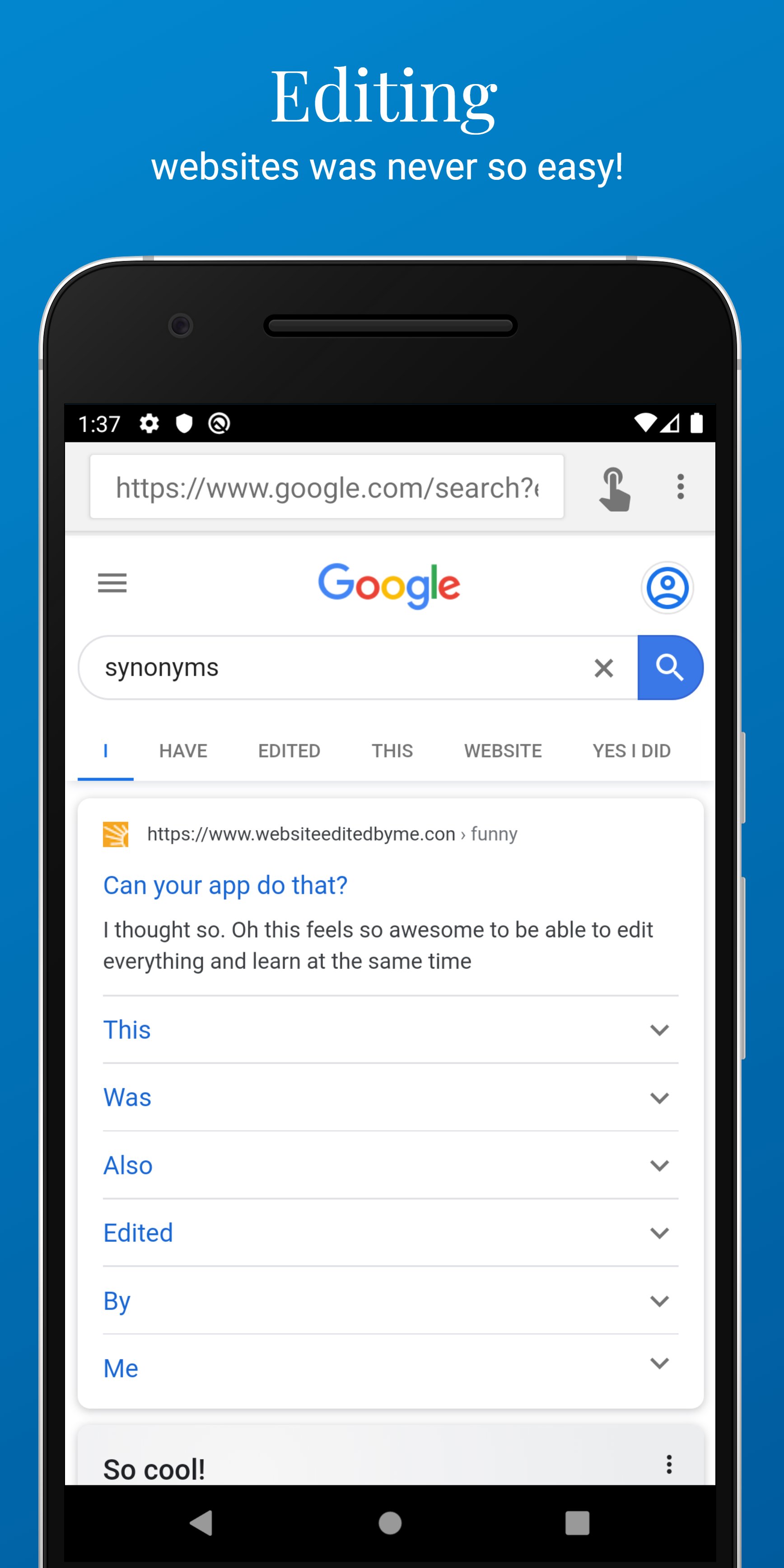 Inspect and Edit HTML Live APK screenshot 1