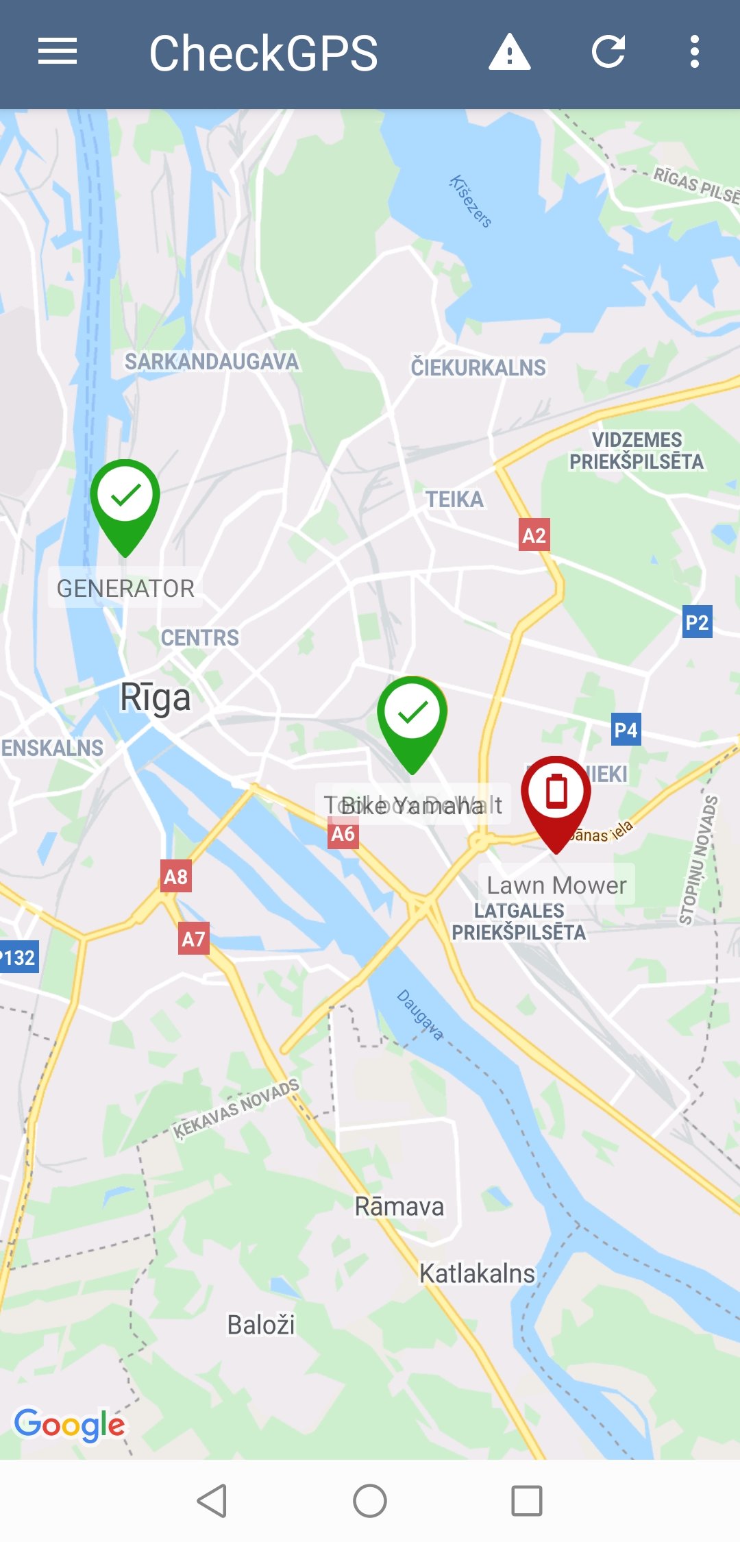 CheckGPS APK screenshot 1