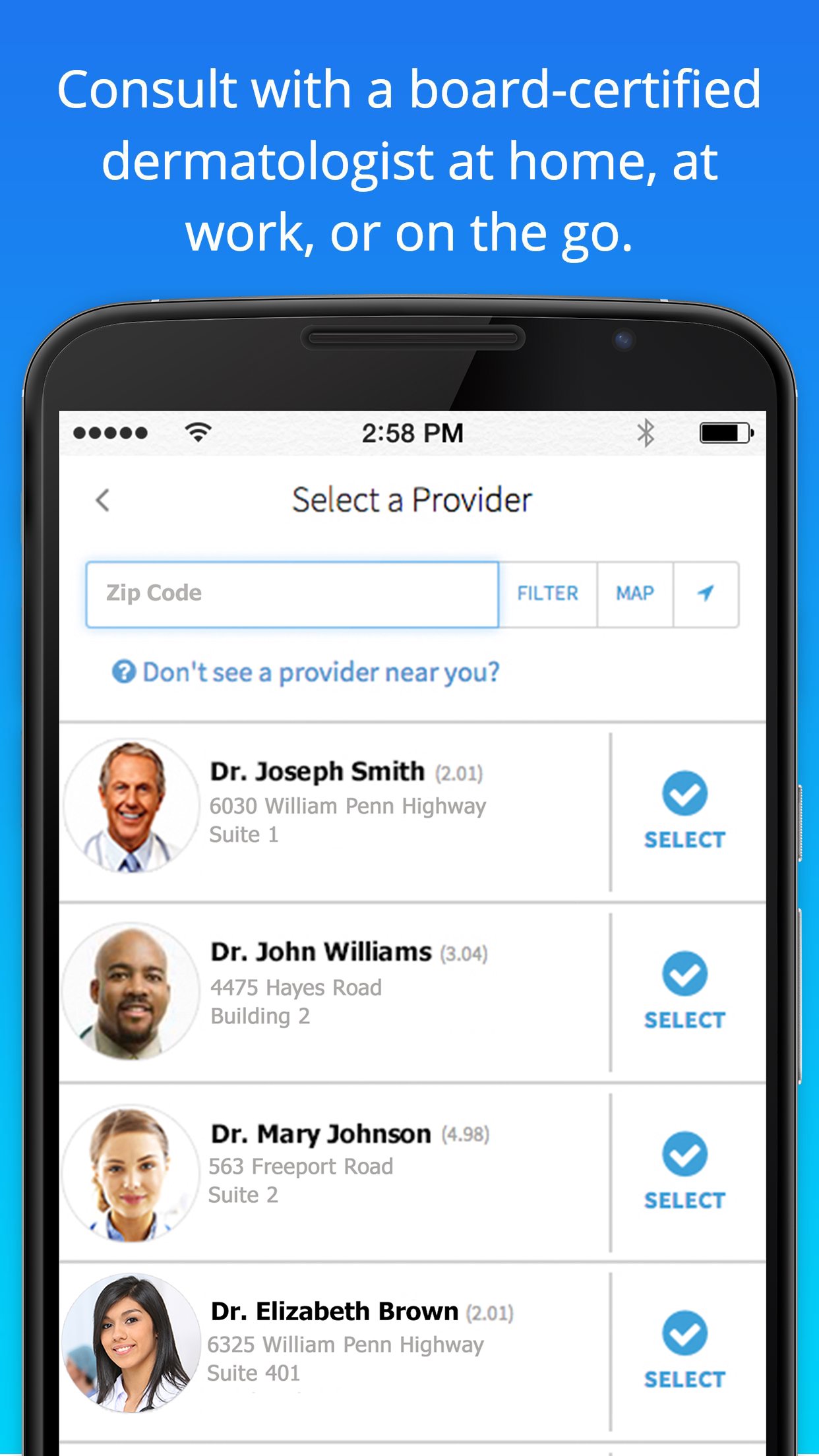 DermatologistOnCall APK screenshot 1