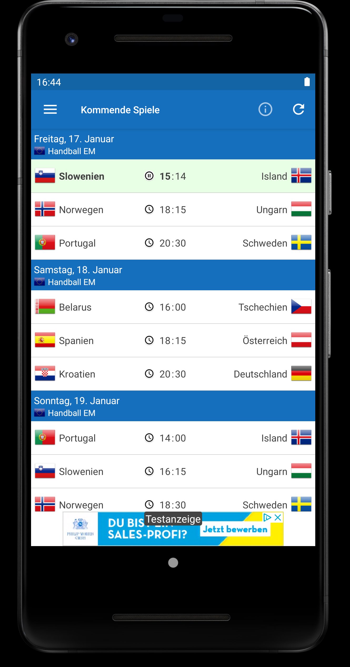 Hentbol WC 2017 MUAYENE screenshot 1