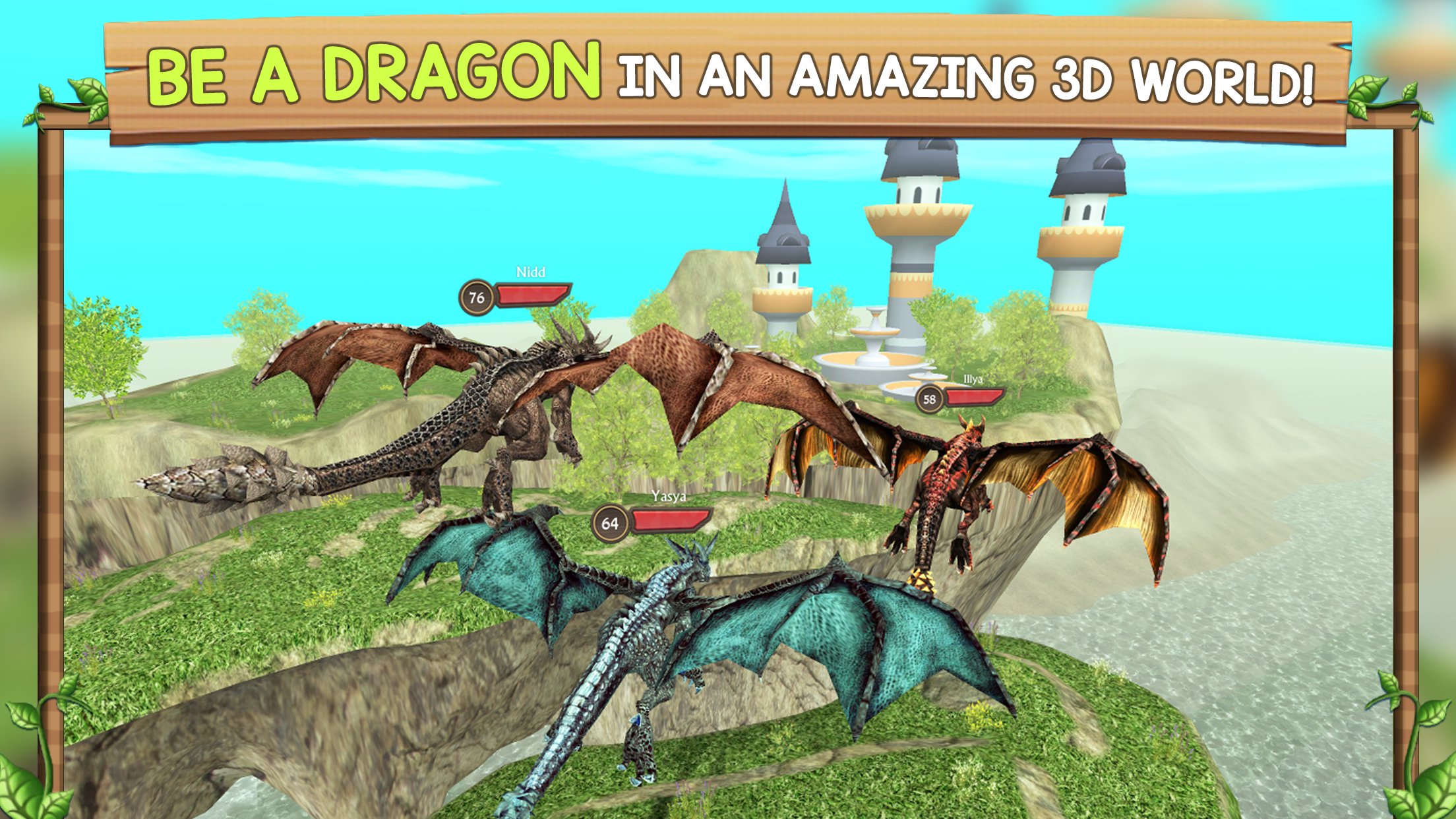 Dragon Sim Ejderha MUAYENE Olmak Çevrimiçi: screenshot 1