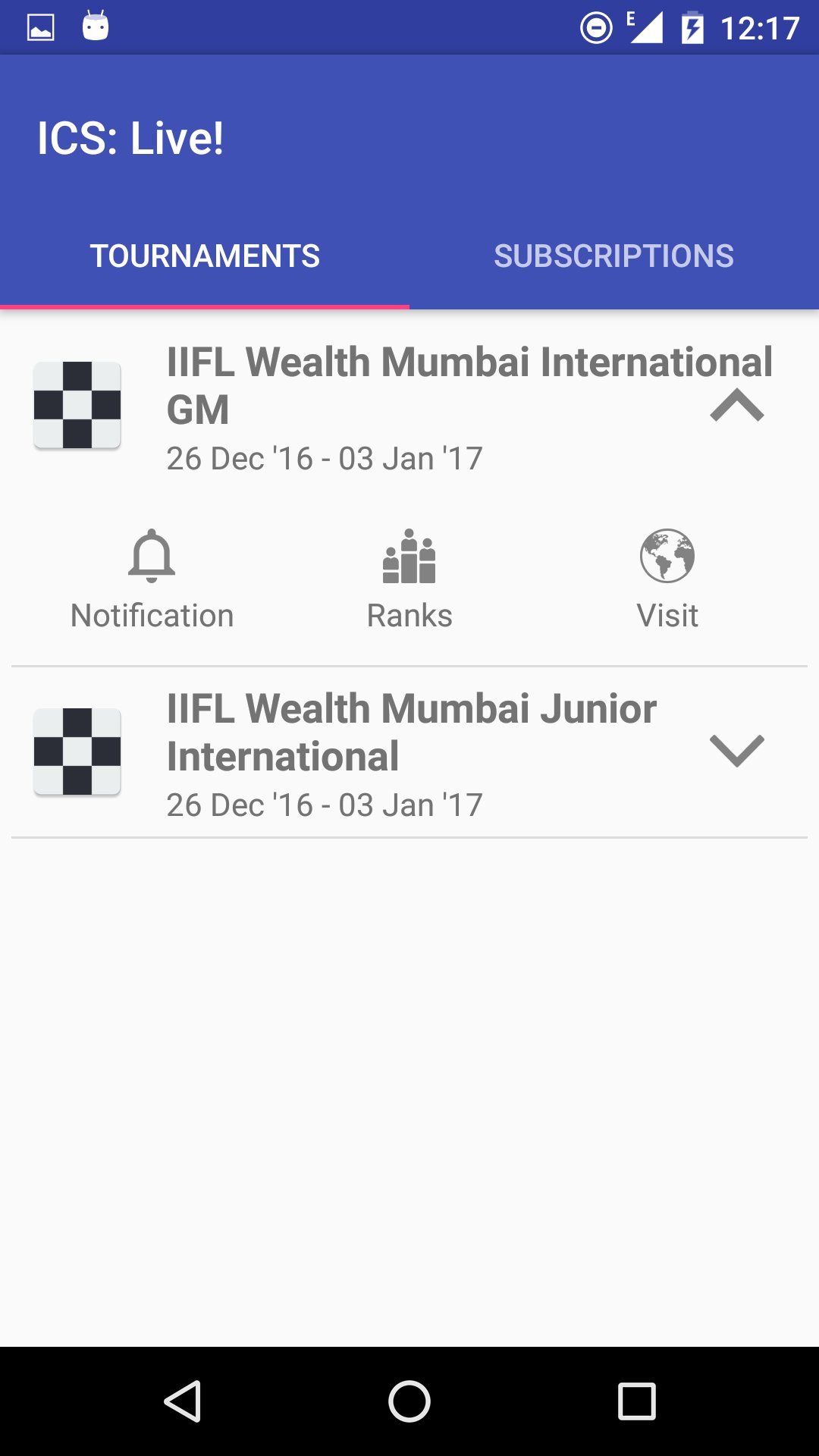 ICS: Live APK screenshot 1