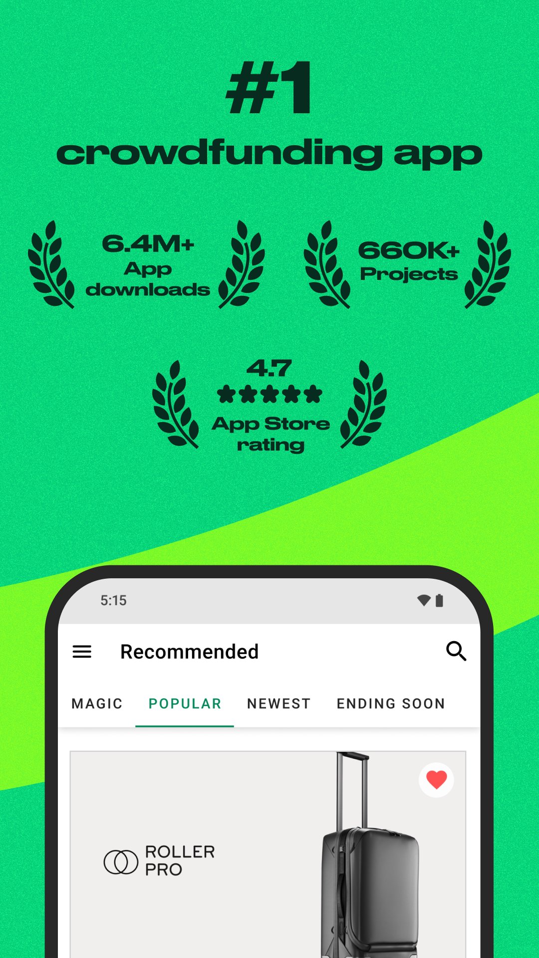 Kickstarter APK screenshot 1