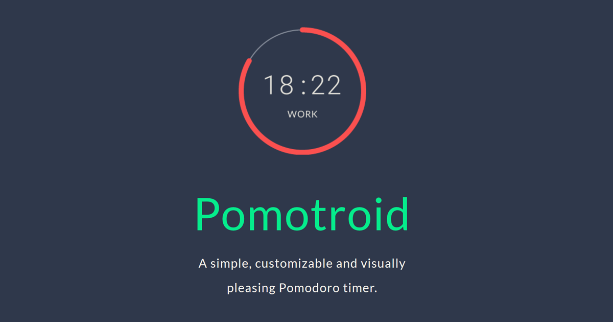 Pomotroid screenshot 1