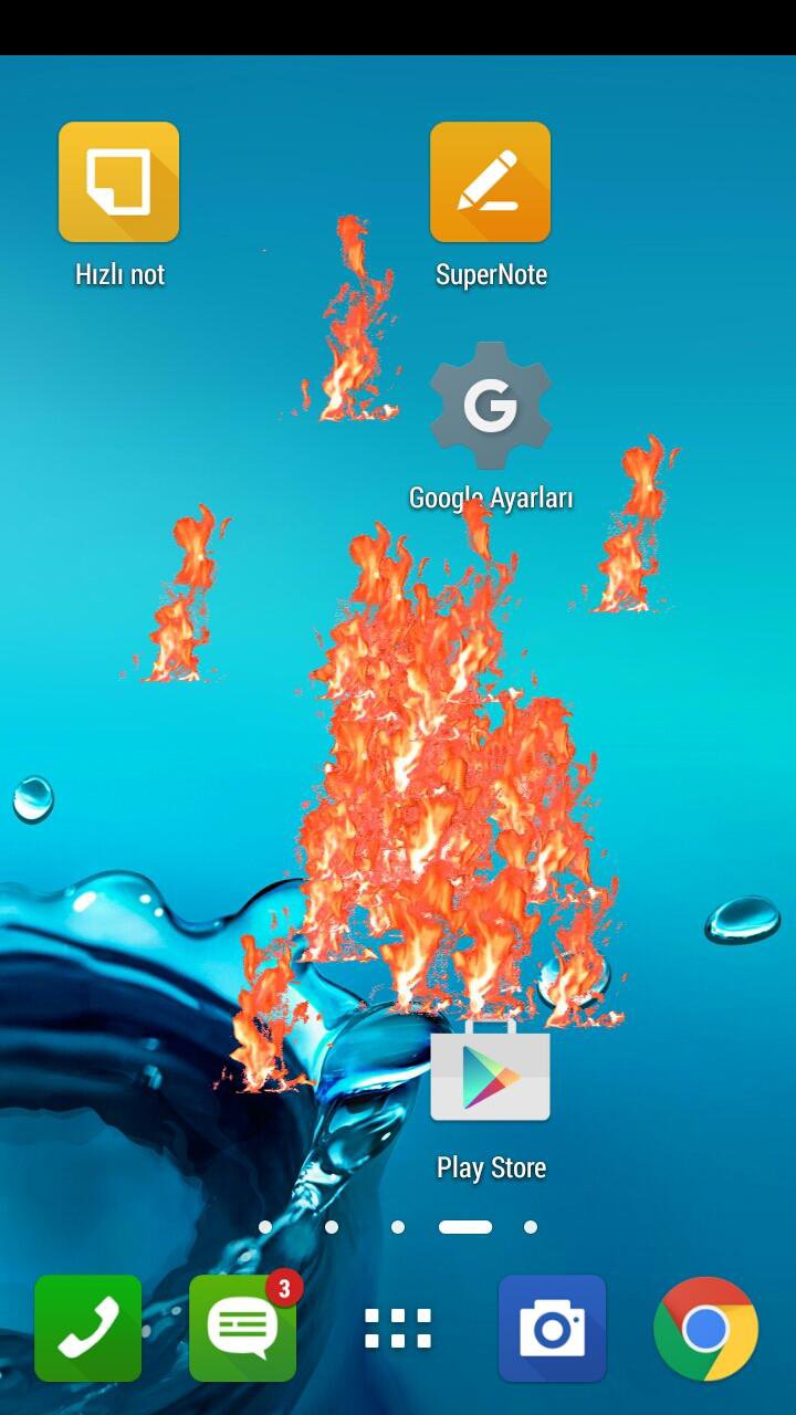 Fire Screen Prank APK screenshot 1