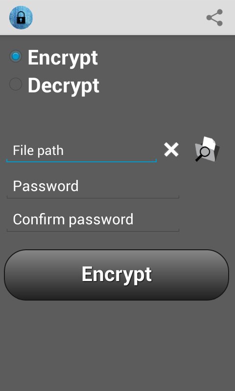 Crypt4All Lite (AES) APK screenshot 1