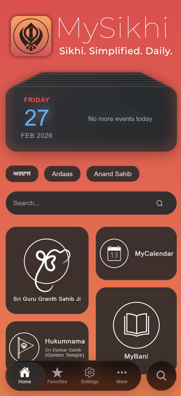 Nitnem Gutka Takvim MUAYENE olarak bilinen MySikhi: screenshot 1