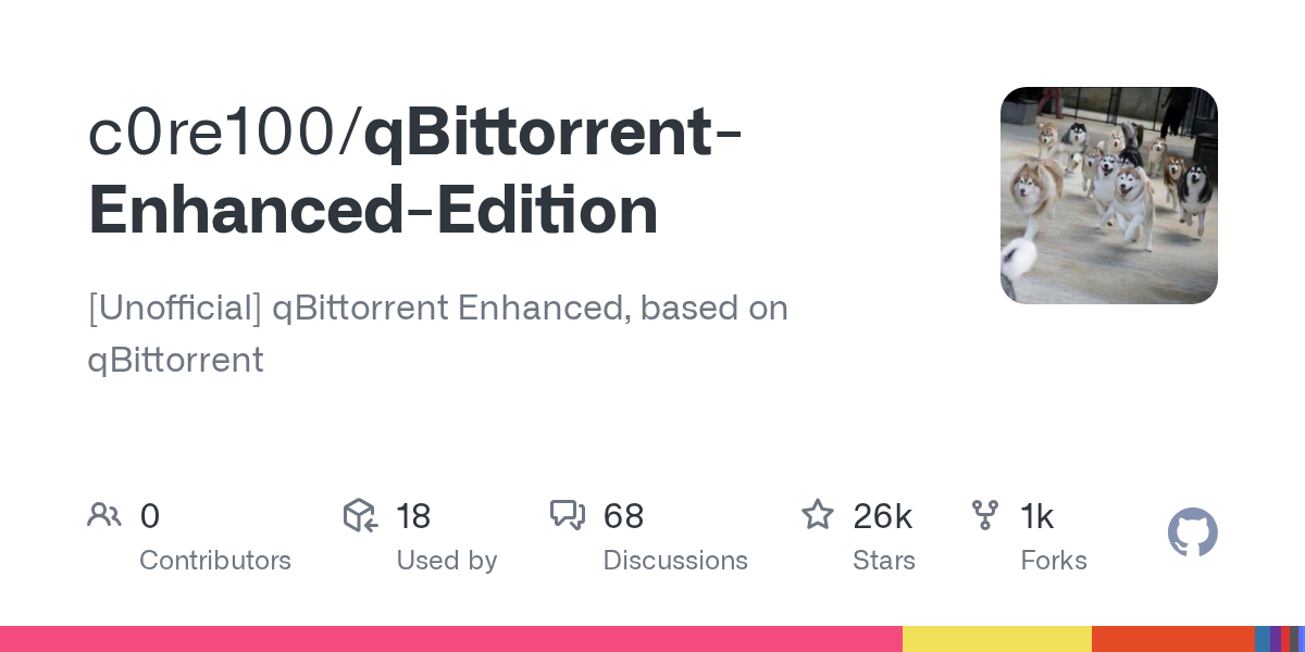qBittorrent Enhanced Edition screenshot 1