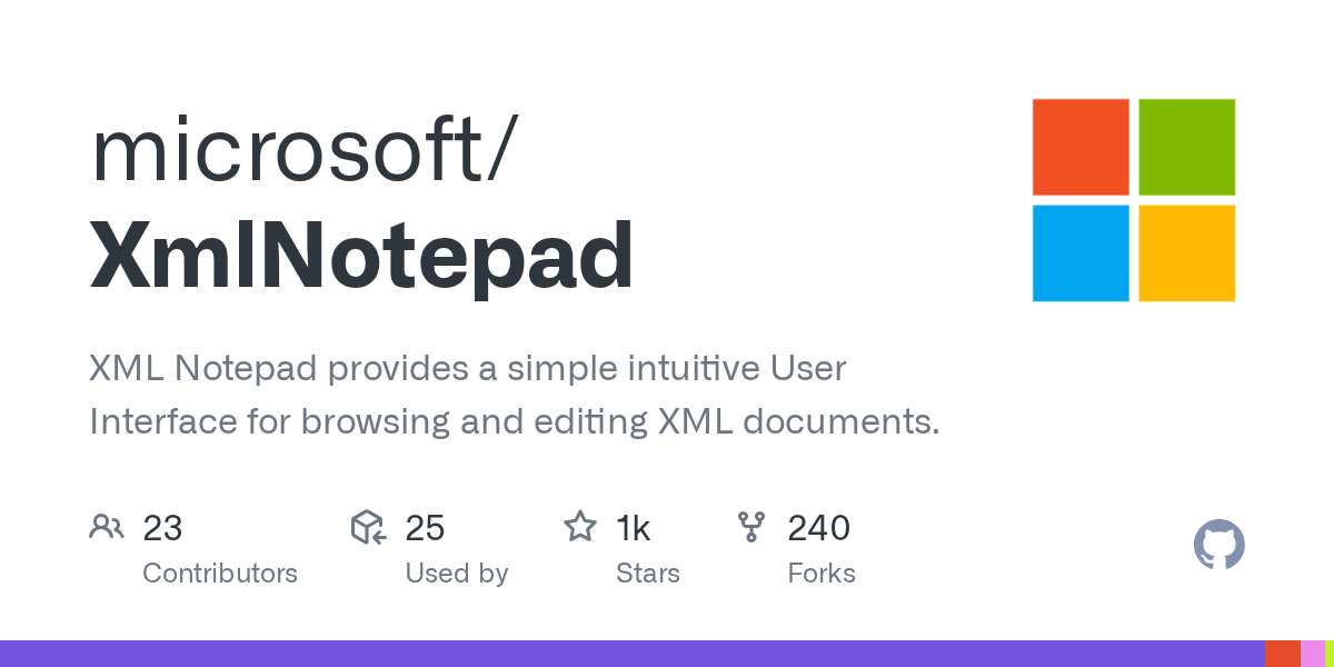 XML Notepad screenshot 1