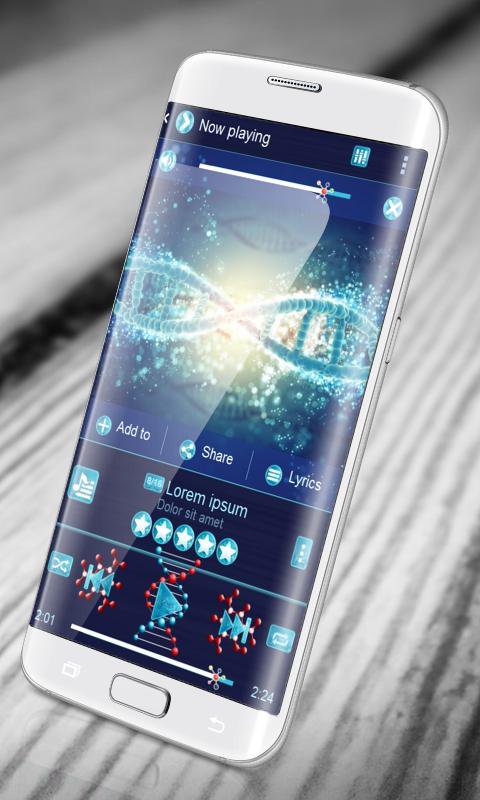 Dna PlayerPro Skin APK screenshot 1