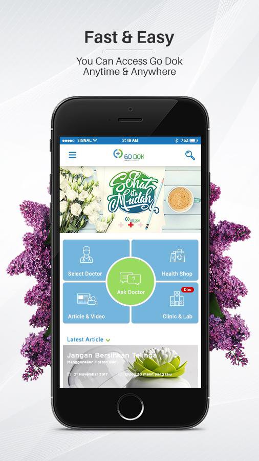 Go-Dok: Tanya Dokter GRATIS! APK screenshot 1