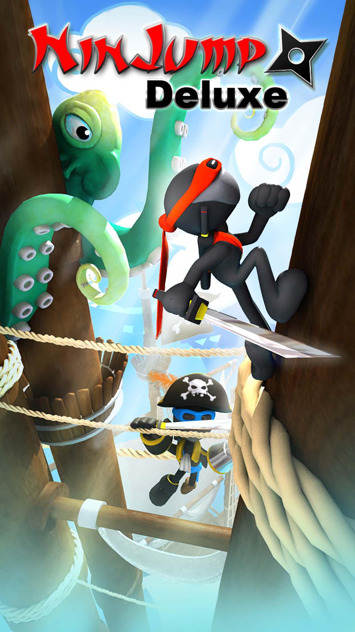 NinJump DLX: Sonsuz Ninja Eğlenceli MUAYENE screenshot 1