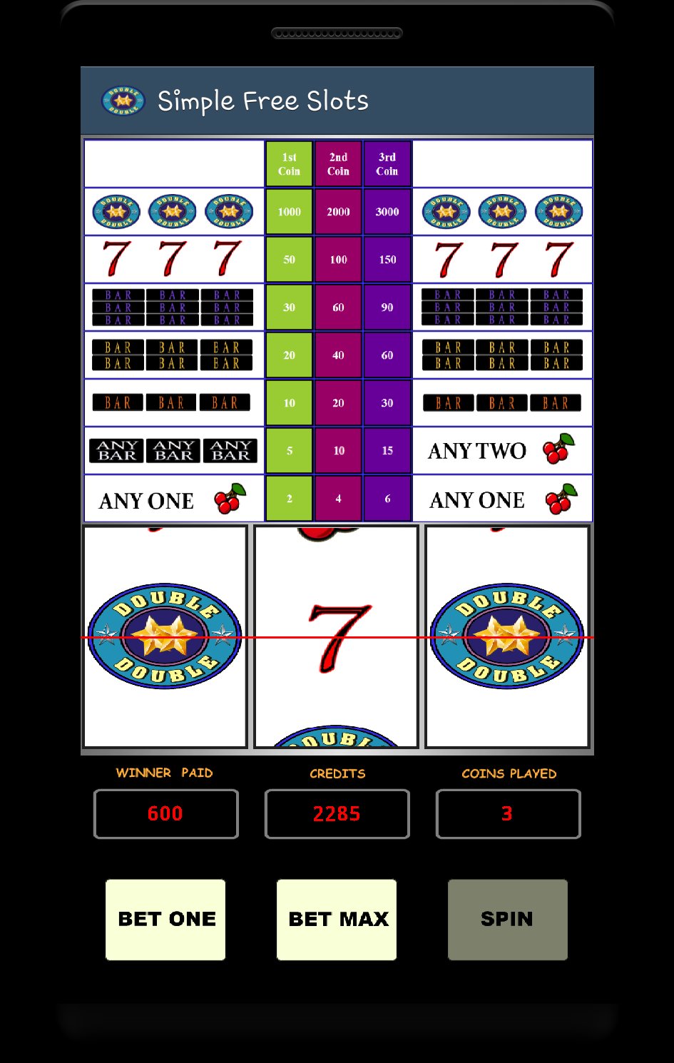 Basit Ücretsiz Slot MUAYENE screenshot 1