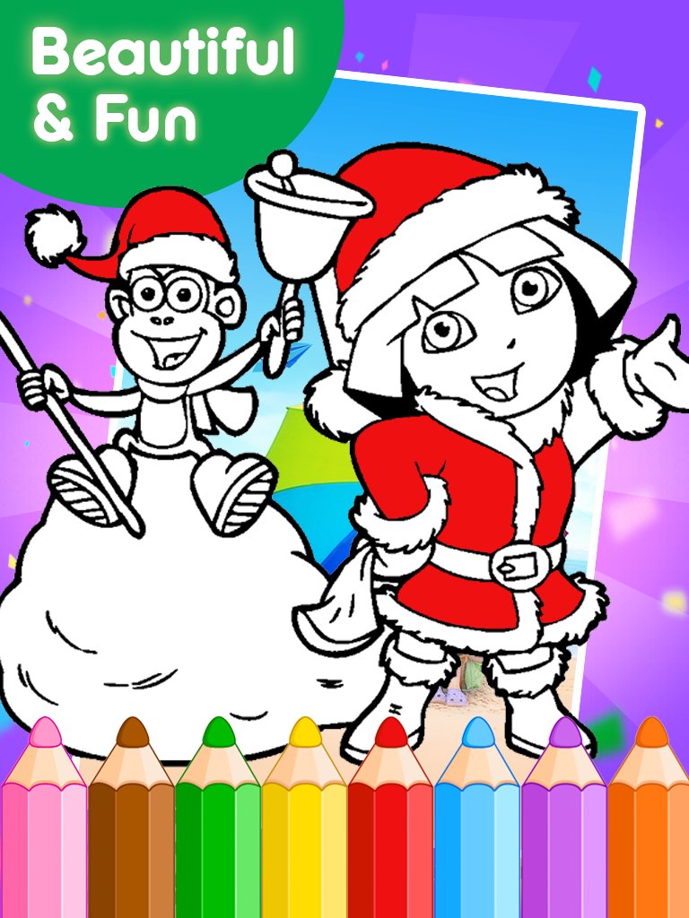 Dora Kızlar İçin boyama Kitabı MUAYENE screenshot 1