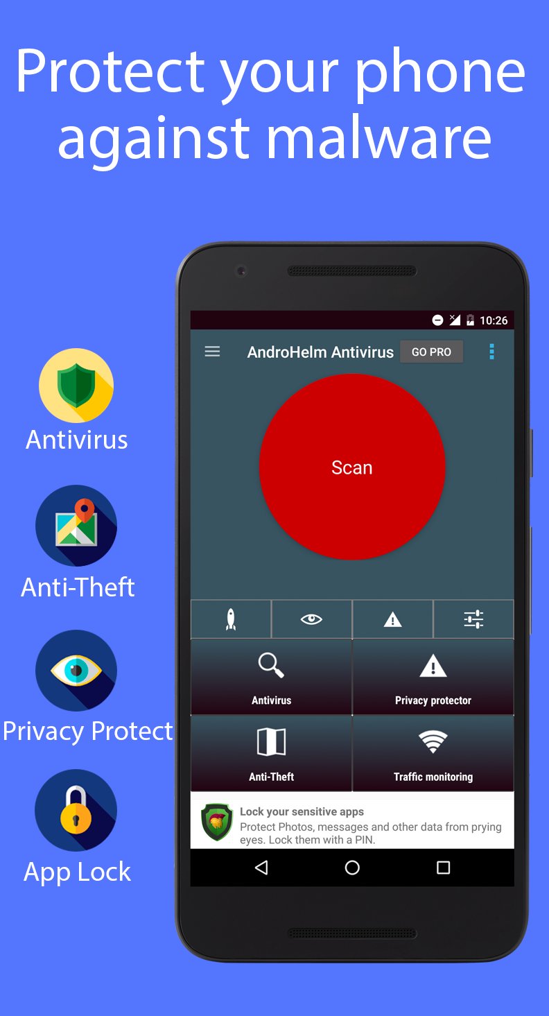 AntiVirus Android Phones 2017 APK screenshot 1