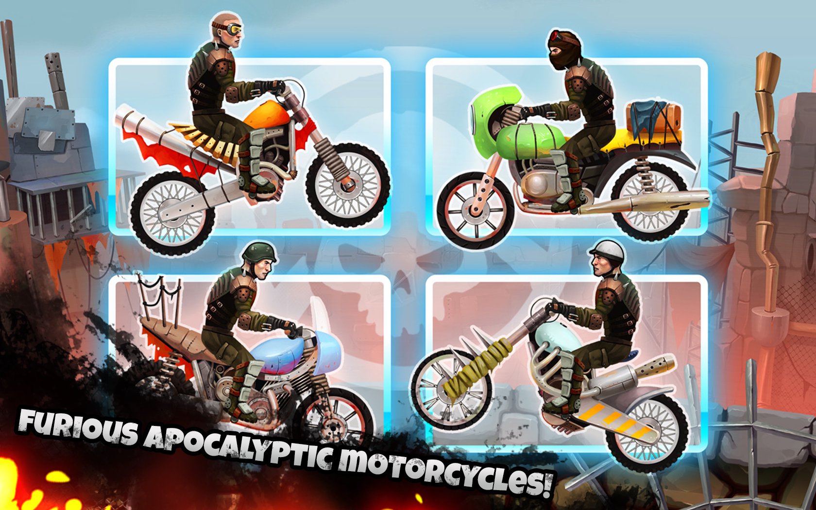 Mad Road: Apocalypse Moto Yarışı MUAYENE screenshot 1
