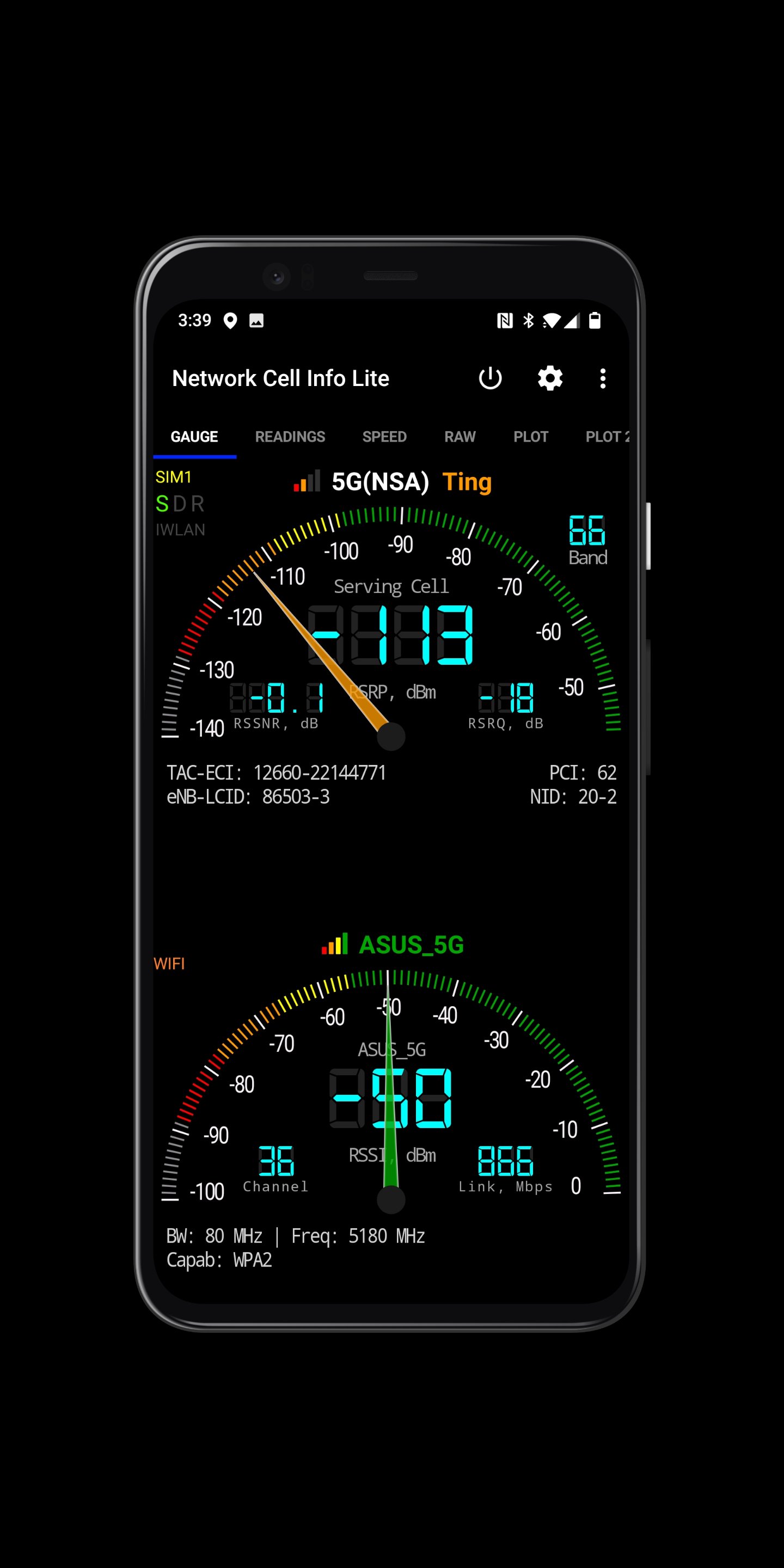 Network Cell Info Lite APK screenshot 1
