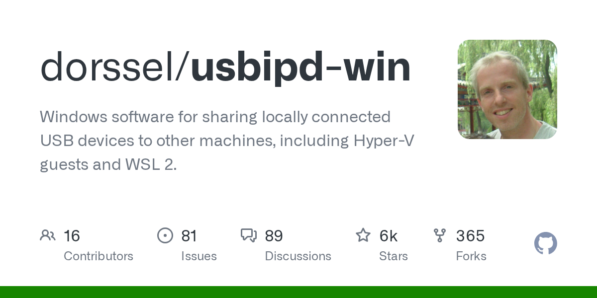 usbipd-win screenshot 1