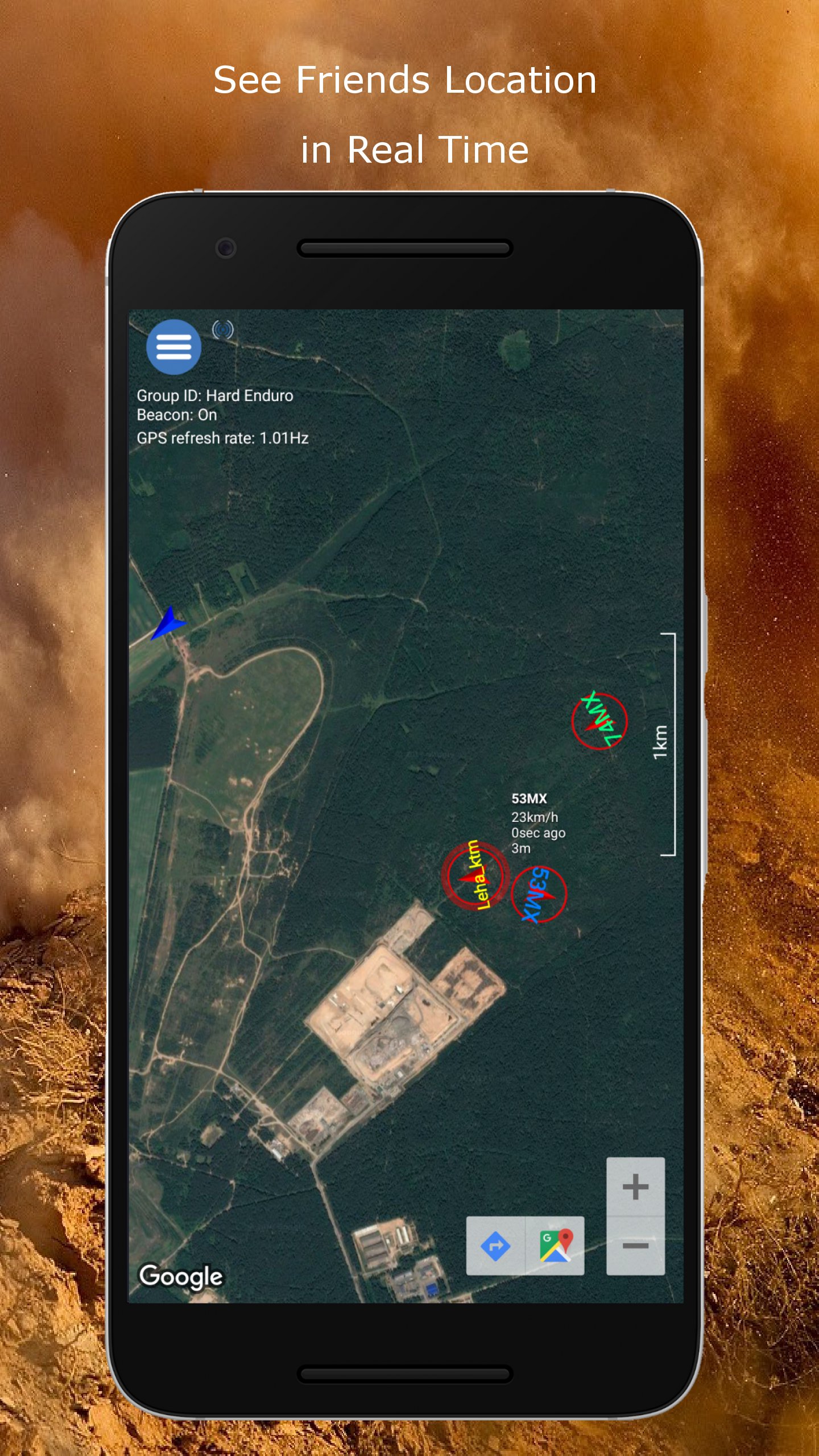 Enduro Tracker - GPS tracker APK screenshot 1