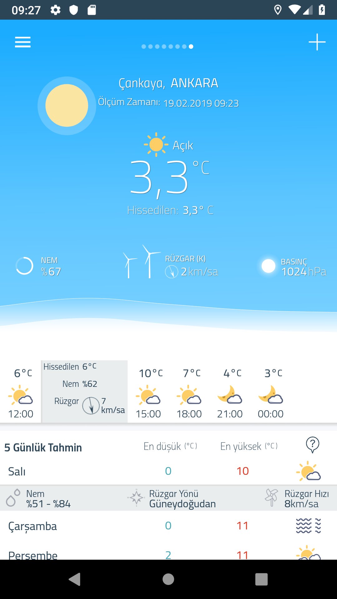 Meteoroloji Hava Durumu APK screenshot 1