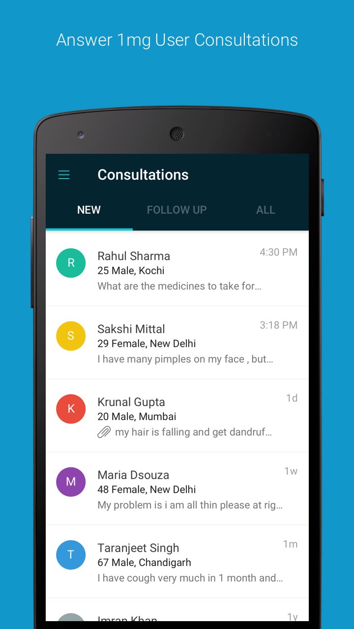 1mgDoctors-Beta APK screenshot 1