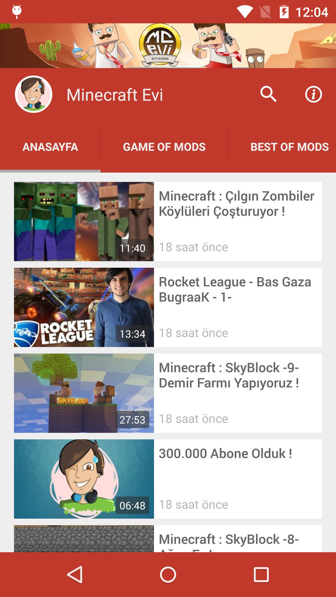 BugraaK Minecraft Evi APK screenshot 1