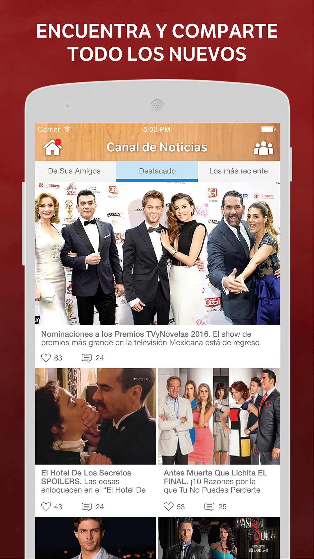 Novelas Amino: Telenovelas APK screenshot 1