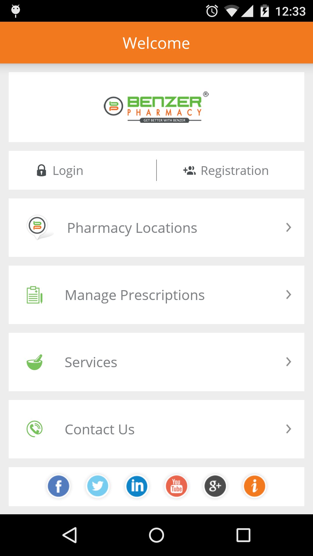 Benzer Pharmacy APK screenshot 1