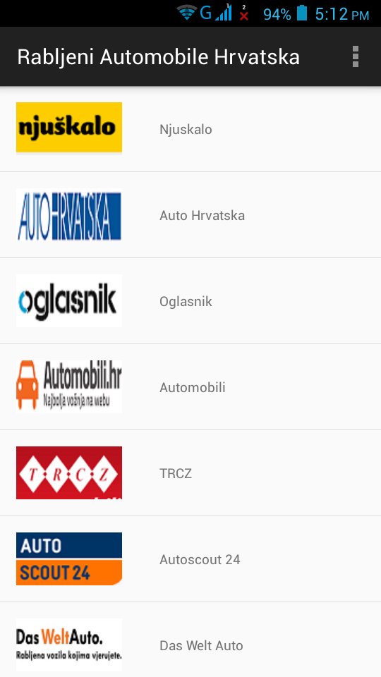 İkinci el Otomobil Hırvatistan APK screenshot 1