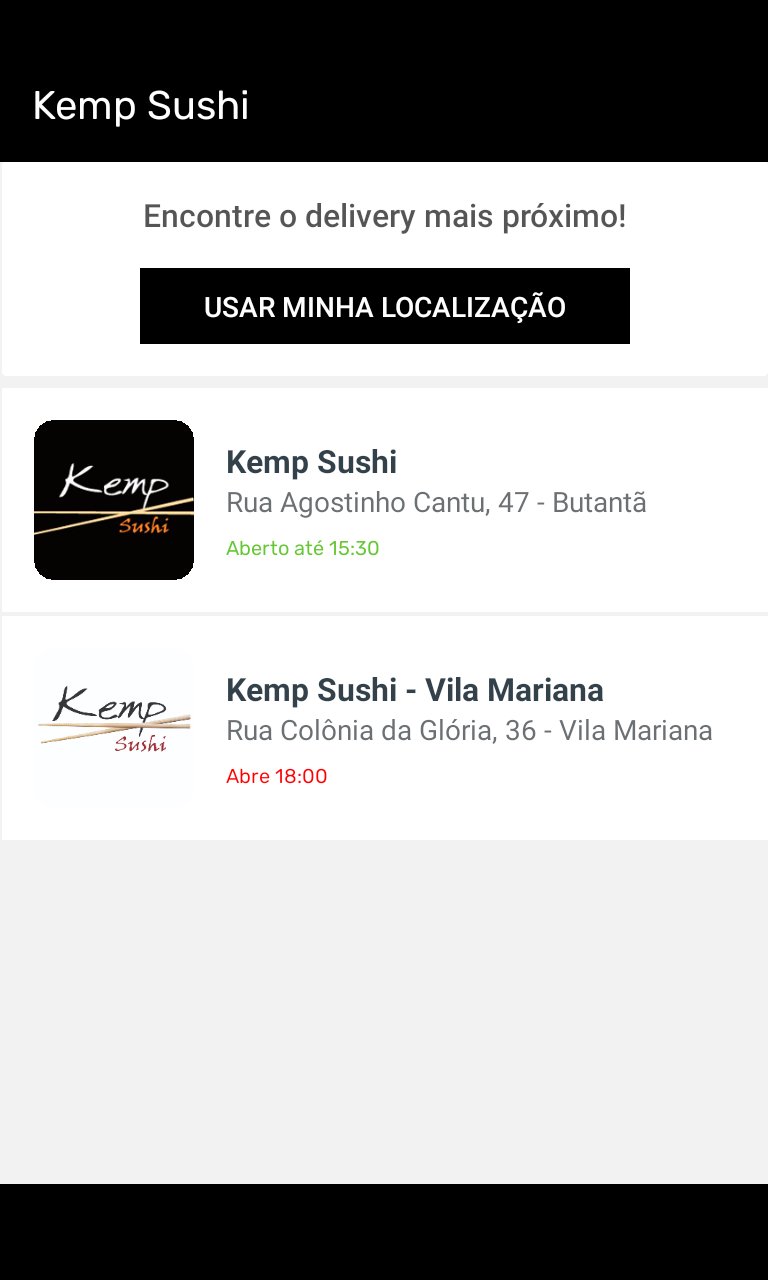Kemp Sushi Delivery APK screenshot 1