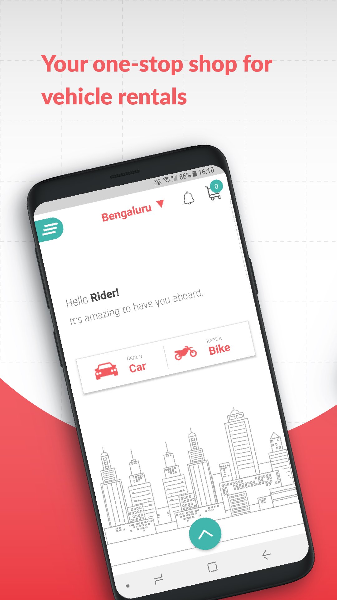 JustRide - Self Drive Cars APK screenshot 1