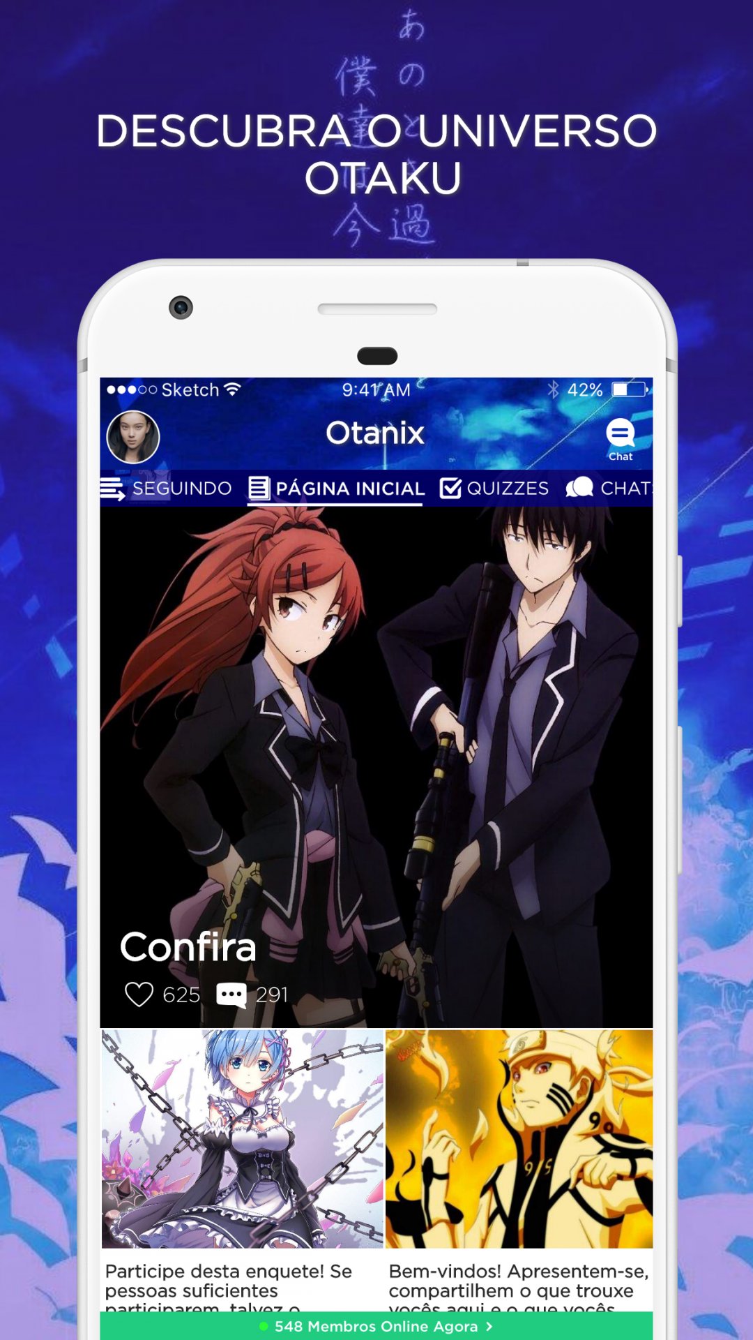 Anime Amino em Português APK screenshot 1