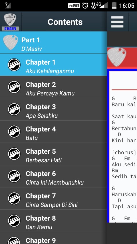 Kunci Gitar D'Masiv APK screenshot 1