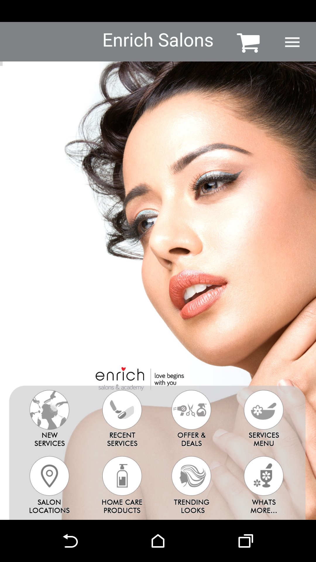 Enrich Salons APK screenshot 1